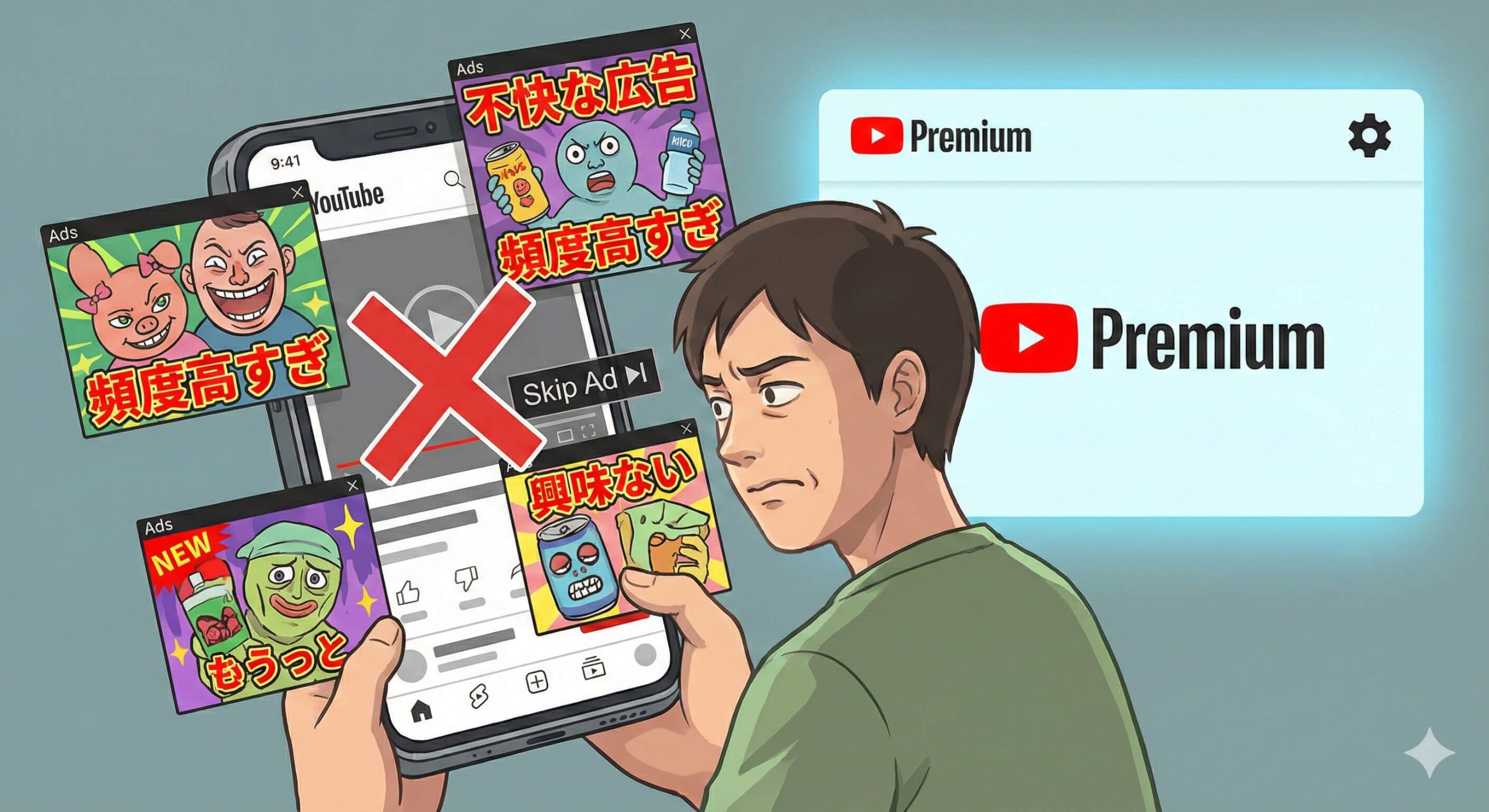 YouTube広告が気持ち悪いと感じる？不快な広告を減らす方法と違反事例